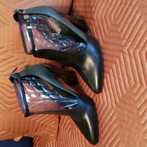 BCBG Measure Colorblock Cut Out Heels